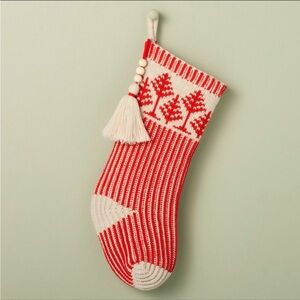 20" Tree Knit Stocking red - Hearth & Hand™ with Magnolia
